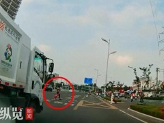 环卫车别车保护路人后车司机发声 暖心举动获赞